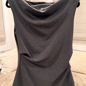 White House Black Market Charcoal top